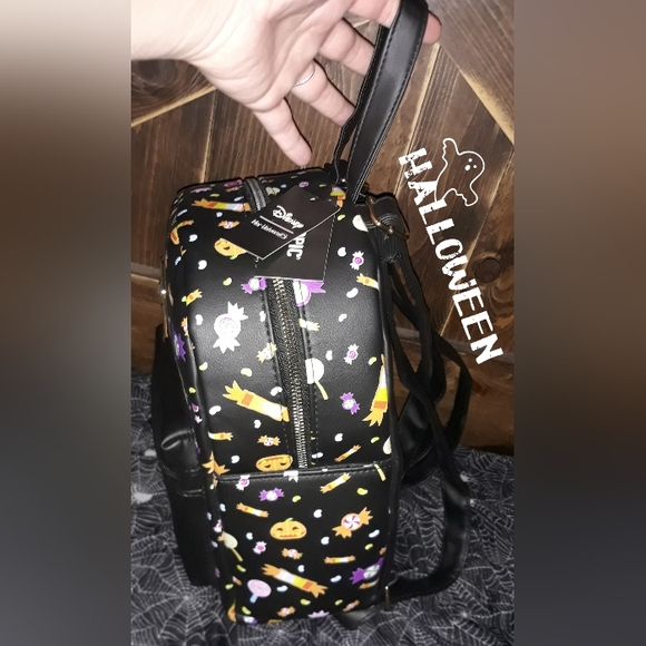 Disney Lilo & Stitch Halloween Costume Stitch & Angel Mini Backpack & Cardholder - Picture 5 of 9